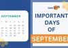 Important Days in September 2022 and Their Themes Important Days of September
