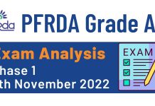 PFRDA Grade A Exam Analysis 2022: November 5 Phase 1 Exam for General Stream PFRDA Grade A Exam Analysis 2022: