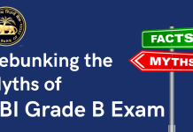 Some RBI Grade B Exam Myths to Debunk RBI Grade B Exam- Myths