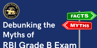 Some RBI Grade B Exam Myths to Debunk RBI Grade B Exam- Myths