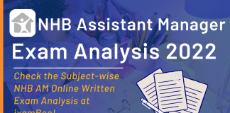 National Housing Bank Exam Analysis 2022: NHB AM Online Written Exam Analysis National Housing Bank Exam Analysis 2022