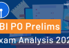 SBI PO Prelims Exam Analysis 2022 SBI PO Prelims Exam Analysis 2022