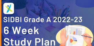 SIDBI Grade A 2022-23: 6 Week Study Plan SIDBI Grade A 2022-23 : 6 Week Study Plan