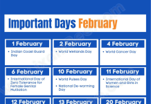 Important Days of February 2025: List of National and International Events Important Days of February 2024