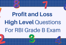 High Level Profit and Loss Questions For RBI Grade B Exam  high level question