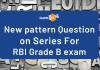 New pattern Question on Series For RBI Grade B exam  RBI Grade B