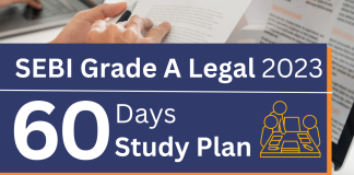 SEBI Grade A Study Plan 2023: Preparation Strategy for law officer exam 2023 SEBI Grade A Legal study plan, Sebi legal officer, SEBi Law officer 2023 Sebi law officer exam 2023