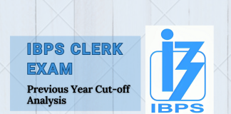 IBPS Clerk previous year cut off analysis, cut off analysis