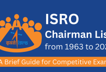 ISRO Chairman List (1963 – 2023)-A Brief Guide