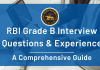 RBI Grade B Interview Questions & Experience: A Comprehensive Guide RBI Grade B Interview