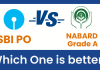 NABARD Grade A vs SBI PO: Which One Is Better