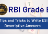 RBI Grade B 2024: How to Approach ESI Descriptive Paper? Economic Social Issue Descriptive ANswers, How to write descriptive answers in RBI Grade B, RBI Grade B Phase 2 exam, Descriptive answers in RBI Grade B, ESI, How to study ESI in RBI GRade B, How to answer ESI questions in the RBI Grade B Phase 2 exam.