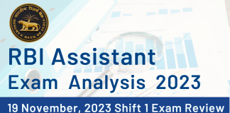 RBI Assistant Exam Analysis 2023
