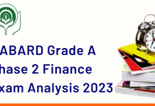 NABARD Grade A Phase 2 Specialist (Finance) Exam Analysis: Held on November 19, 2023 NABARD Grade A Phase 2 Finance Exam Analysis; Held on November 19 2023