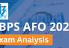 The Complete IBPS AFO Exam Analysis for 2023 IBPS AFO 2023