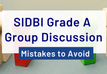 Mistakes to Avoid in the SIDBI Grade A GD SIDBI GD
