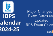 IBPS Calendar 2024-25: Major Changes in Exam Dates and Updated IBPS Exam Calendar IBPS exam dates