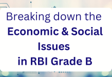 Breaking Down the Economic and Social Issues in RBI Grade B Examination RBI Grade B Examination