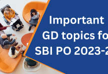 Most Important GD topics for SBI PO 2023-24 SBI PO GD