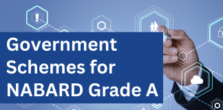 Government Schemes for NABARD Grade A NABARD Grade A