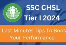 SSC CHSL Tier I 2024: 6 Last Minutes Tips To Boost Your Performance. SSC CHSL Tier 1