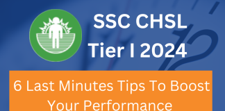 SSC CHSL Tier I 2024: 6 Last Minutes Tips To Boost Your Performance. SSC CHSL Tier 1