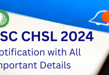 SSC CHSL 2024: SSC CHSL Notification and All Important Details SSC CHSL 2024