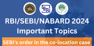 RBI/SEBI/NABARD Important Topics: SEBI’s order in the co-location case – a bane or boon for NSE RBI/SEBI/NABARD