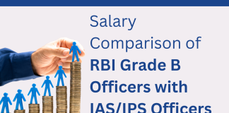 RBI Grade B Salary Comparison