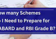 How many Schemes do I Need to Prepare for NABARD and RBI Grade B?  Government schemes for RBI Grade B and NABARD