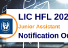 LIC HFL 2024 Junior Assistant Notification Out 2024 LIC HFL Junior Assistant Notification