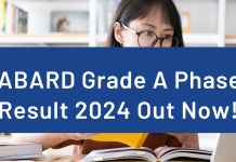 NABARD Grade A Phase 1 Result 2024 Out Now!  NABARD Grade A Phase 1 2024 result