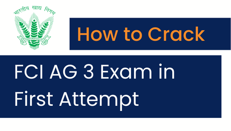 clearing the FCI AG 3 in first attempt