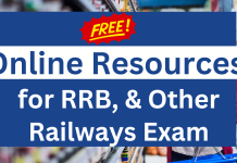 Free Online Resources for RRB, & Other Railways Exam  RRB and Other Railway Exams