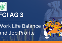 FCI AG 3 Work Life Balance and Job Profile   FCI AG 3 Work Life Balance and Job Profile