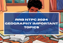 RRB NTPC 2024 Geography Important Topics