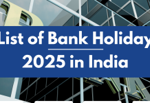 List of Bank Holidays 2025 in India List of Bank Holidays 2025 in India