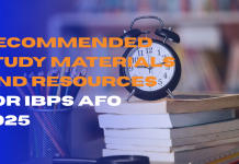 Recommended Study Materials and Resources for IBPS AFO 2025