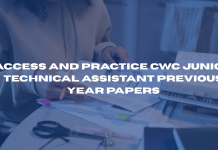 Access and Practice CWC Junior Technical Assistant Previous Year Papers