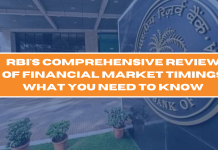 A Comprehensive Review of RBI’s Financial Market Timings