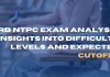 RRB NTPC Exam Analysis: Insights into Difficulty Levels and Expected Cutoffs