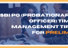 SBI PO (Probationary Officer) Time Management Tips for Prelims