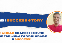RBI Success Story: Mandar Shares his Sure Fire Formula for RBI Grade B Success