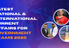 Latest National & International Current Affairs for Government Exams 2025  National & International Current Affairs