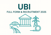 UBI Full Form and 2025 Recruitment UBI SO full form and recruitment