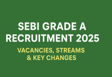 SEBI Grade A Recruitment 2025 : Vacancies, Streams & Key Changes  SEBI Grade A Recruitment 2025