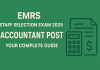 EMRS Staff Selection Exam 2025: Accountant Post – Your Complete Guide    EMRS Accountant Exam 2025