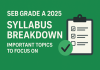 SEBI Grade A 2025 Syllabus Breakdown: Important Topics to Focus On  SEBI Grade A 2025 Syllabus